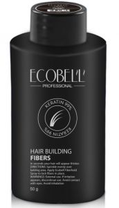 Ecobell mikrówłókna zagęszczające włosy 99% keratyna 50g