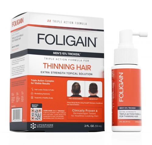 Lotion Foligain z 10% Trioxidilem przeciw wypadającym włosom 60ml