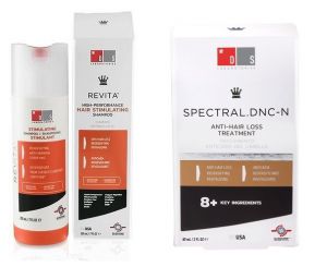 Szampon Revita i Spectral DNC N z Nanoxidilem przeciw wypadającym włosom