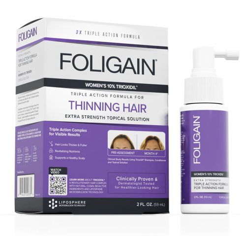 Lotion Foligain z Trioxidilem na słabe włosy dla kobiet 60ml